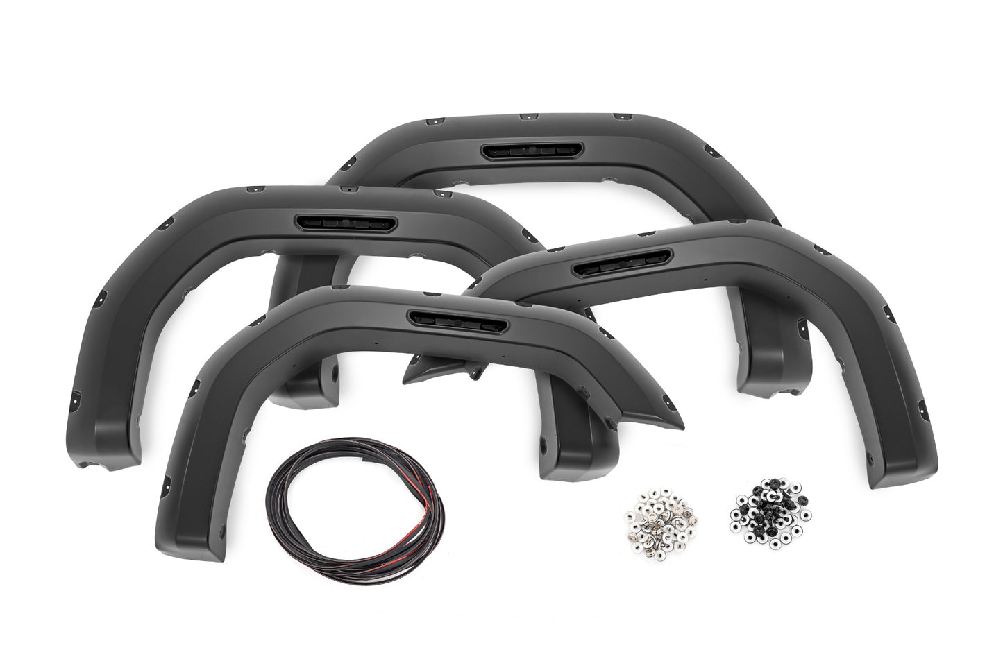 Pocket Fender Flares | G9K Satin Steel | GMC Sierra 2500 HD/Sierra 3500 HD (20-26)