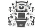 6 Inch Lift Kit | Chevy/GMC SUV 1500 4WD (2021-2026)