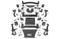 6 Inch Lift Kit | Chevy/GMC Tahoe/Yukon 4WD (2021-2026)