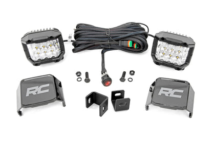 LED Light Kit | Ditch Mount |  3" OSRAM | Wide | Toyota Tundra 2WD/4WD (22-26)
