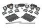LED Light Kit | Fog Mount | Triple 2" Black Pair | Flood | Ford Bronco (21-26)