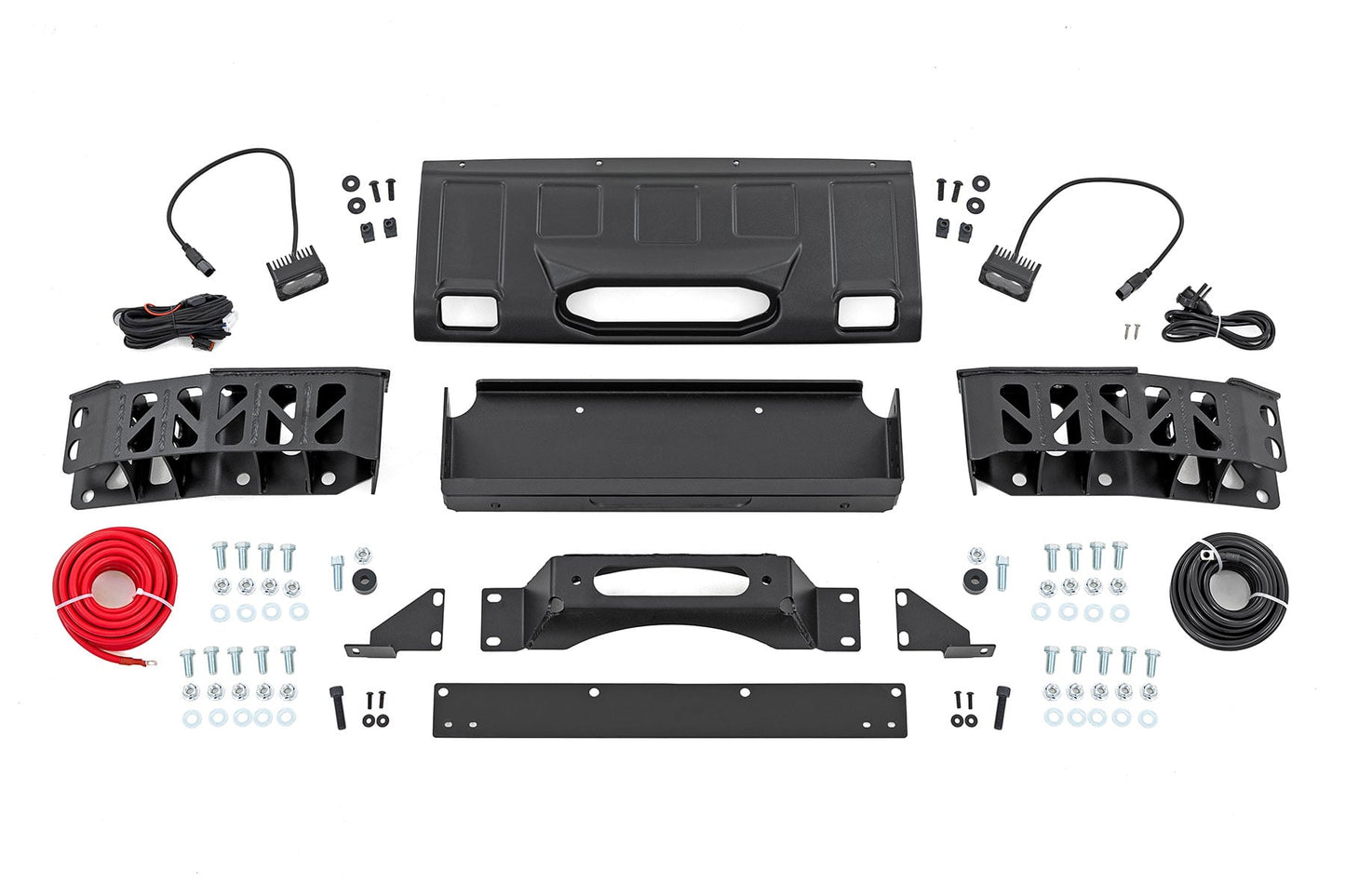 FXS Hidden Winch Mount | Yellow SAE | Fog | Toyota Land Cruiser 4WD (24-26)