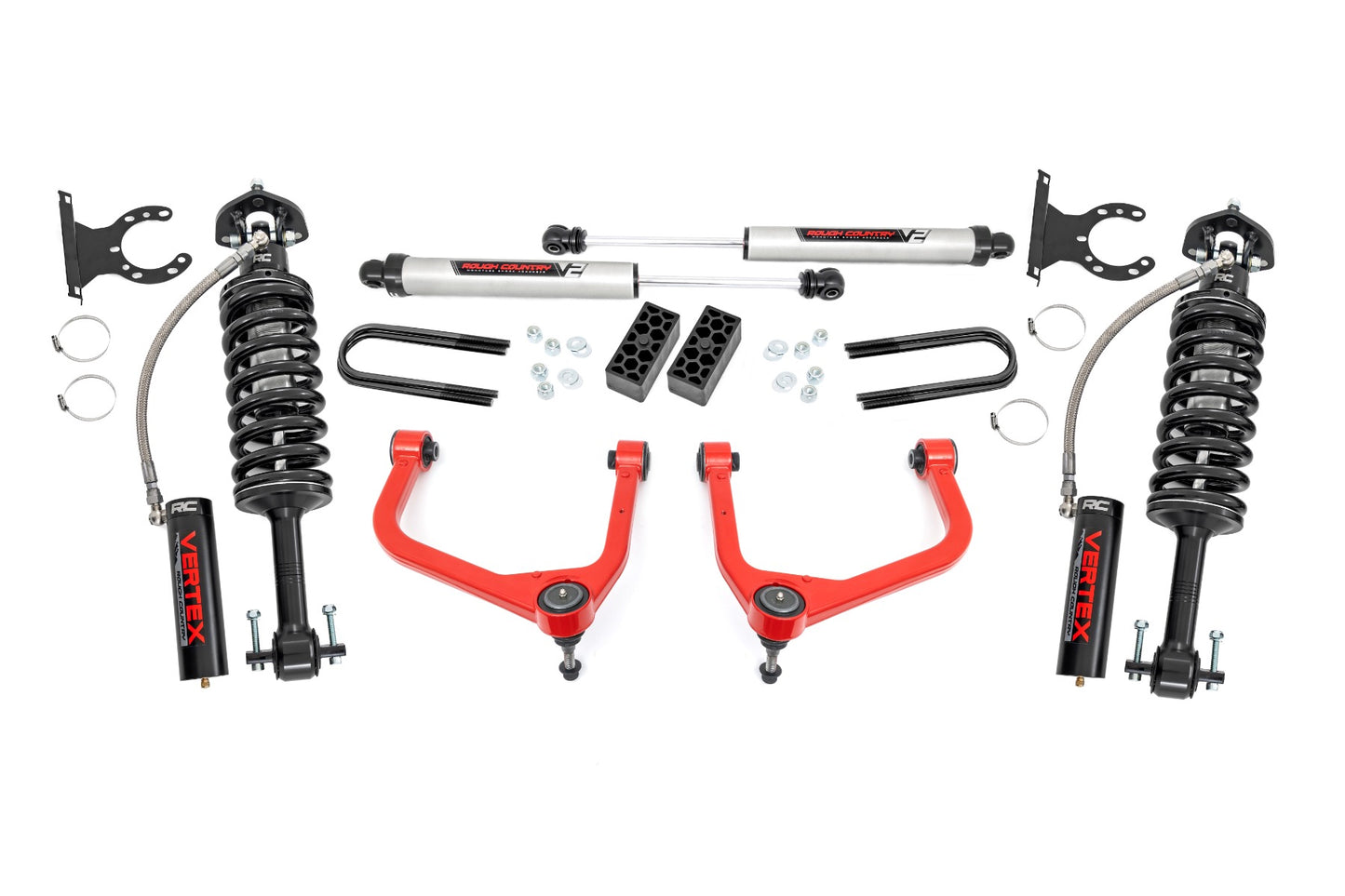 3.5 Inch Lift Kit | Vertex/V2 | Rear Mono Leaf | Chevy Silverado 1500 (25-26)