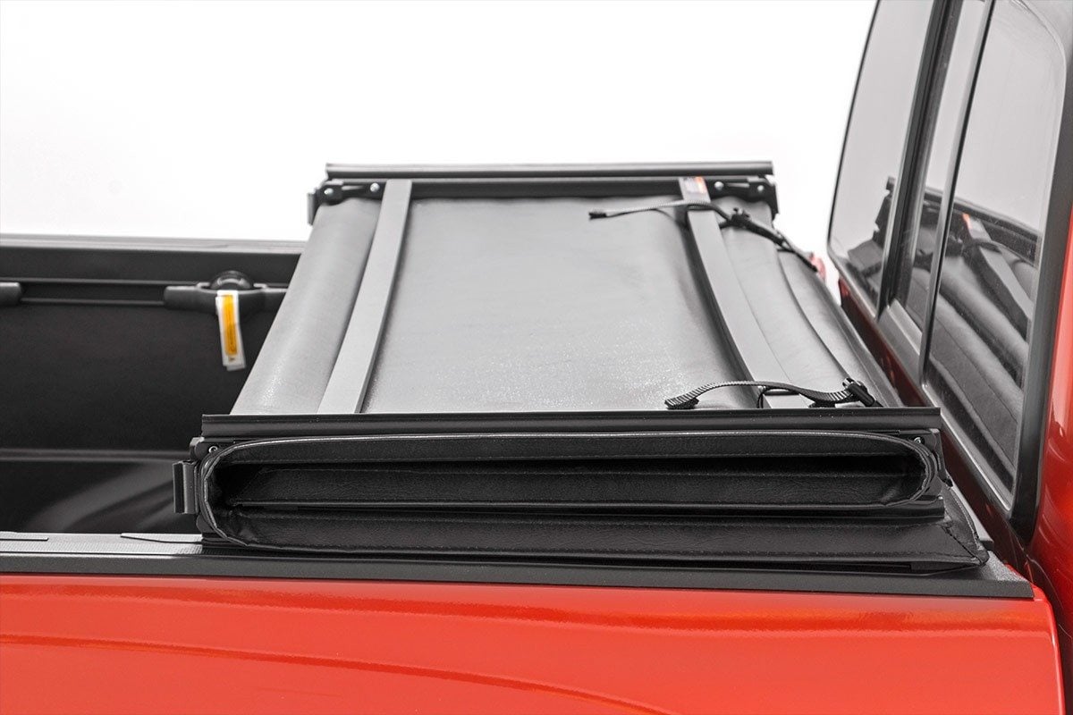 Soft Tri-Fold Bed Cover | 5'10" Bed | Chevy/GMC Sierra 1500 (19-26)/Silverado 1500 (19-26)