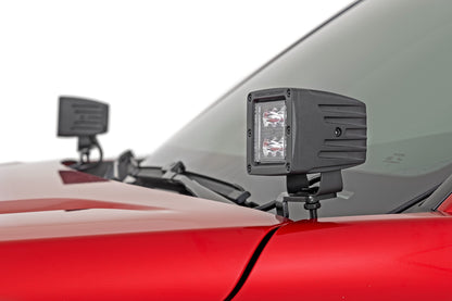 LED Light Kit | Ditch Mount | 2" Black Pair | Spot | Toyota Tacoma (24-26)