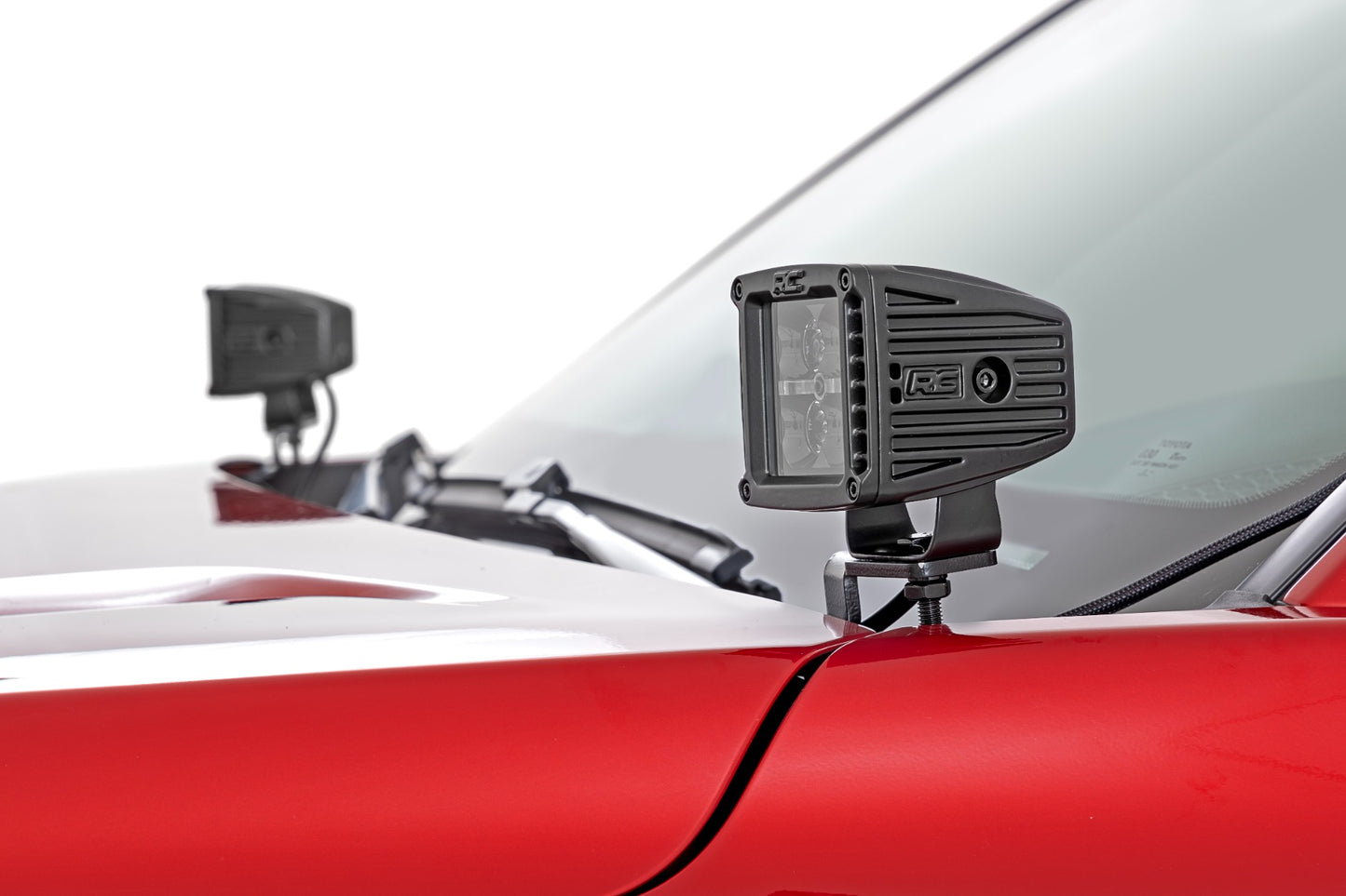 LED Light Kit | Ditch Mount | 2" Black Pair | White DRL | Toyota Tacoma (24-26)