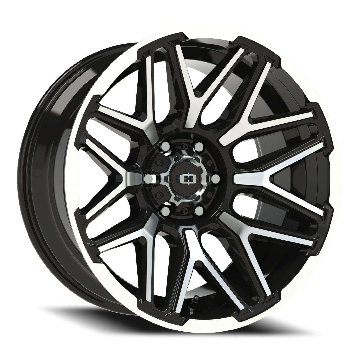 Vision Rekluse 20X10 Gloss Black Machined Face and Lip Wheel