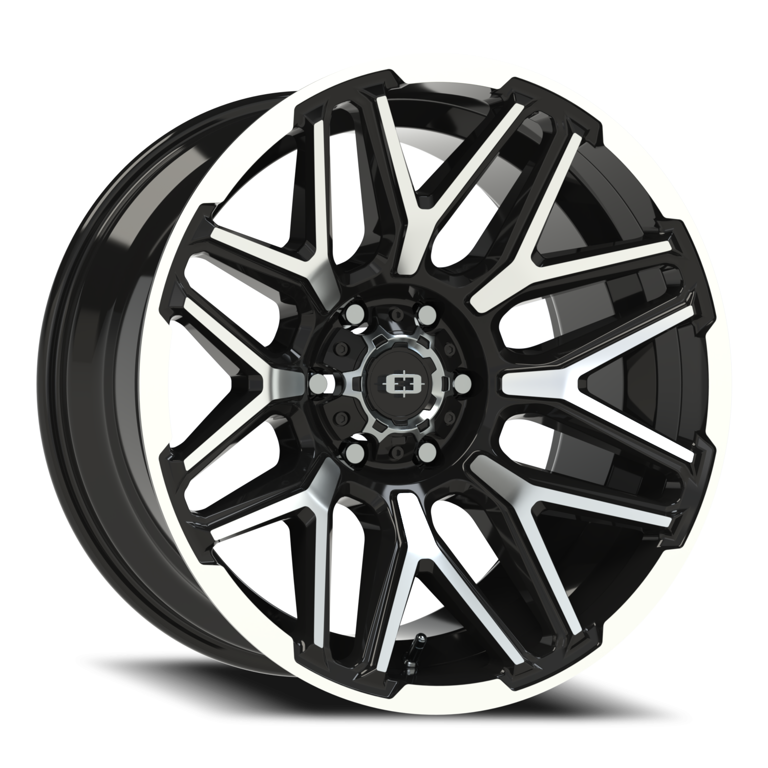 Vision Rekluse 20X10 Gloss Black Machined Face and Lip Wheel