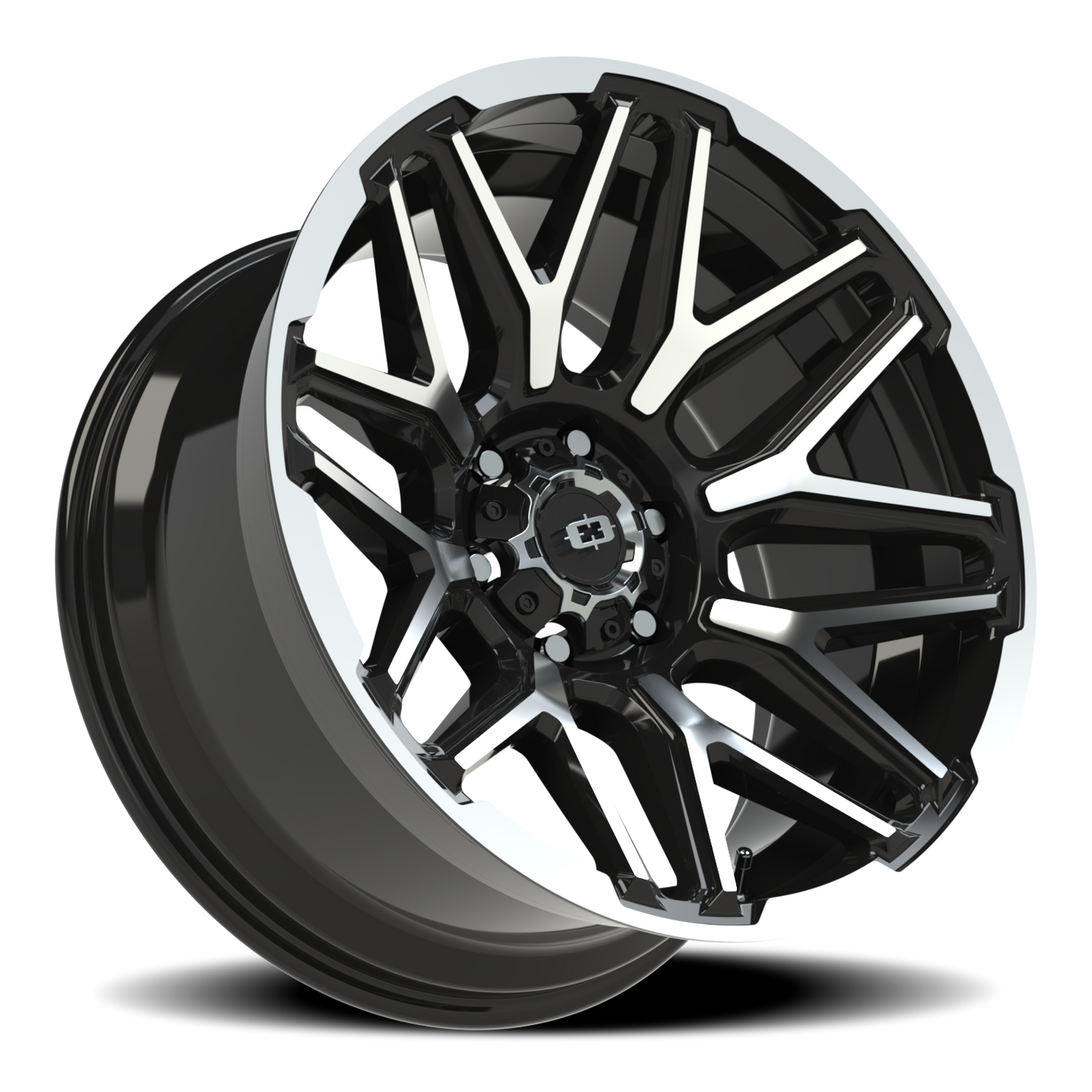 Vision Rekluse 20X10 Gloss Black Machined Face and Lip Wheel