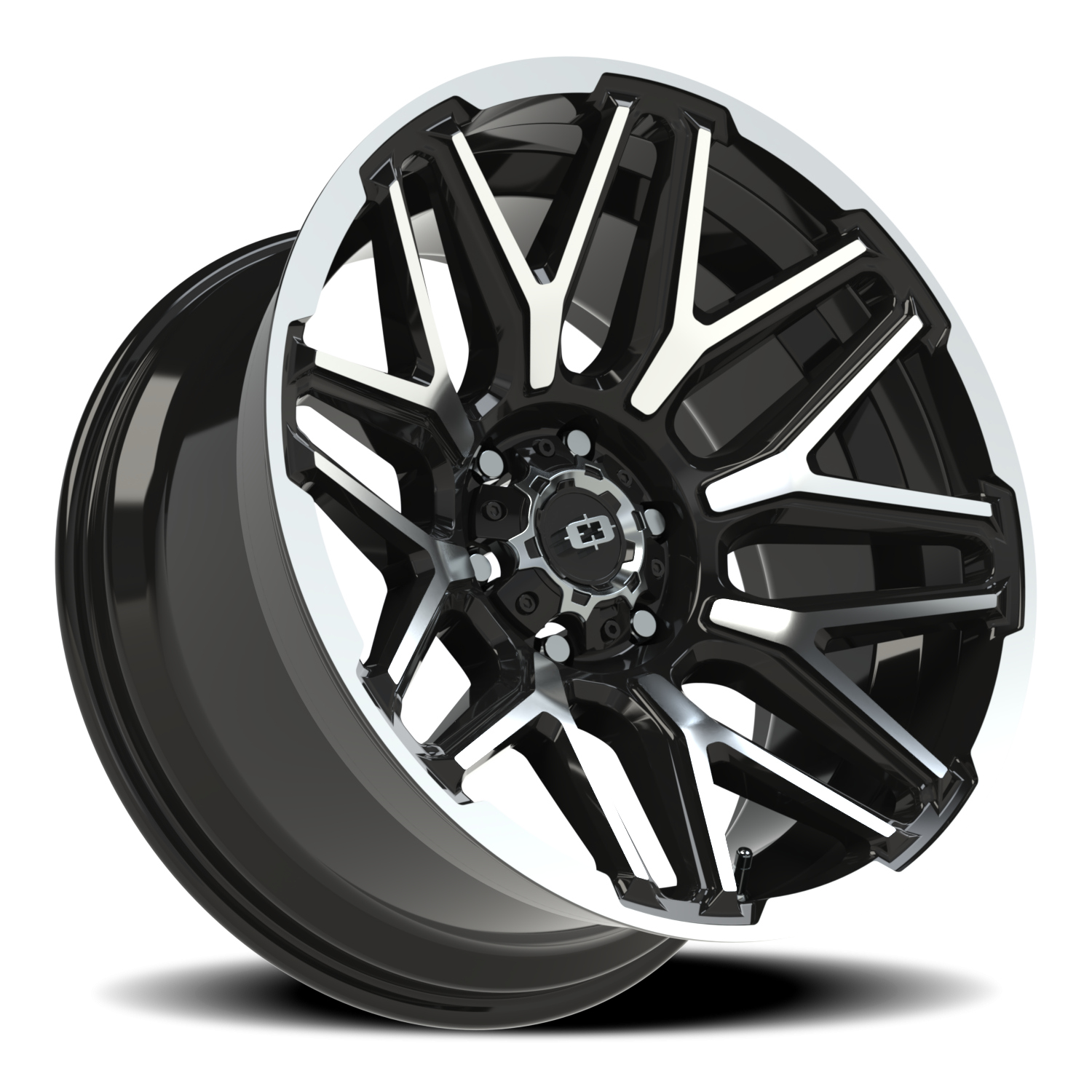 Vision Rekluse 20X10 Gloss Black Machined Face and Lip Wheel