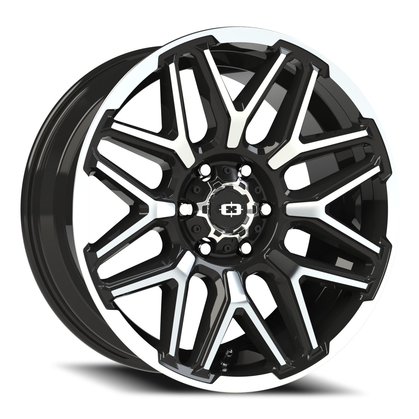 Vision Rekluse 20X9 Gloss Black Machined Face and Lip Wheel