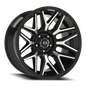 Vision Rekluse 20X10 Gloss Black Machined Face Wheel