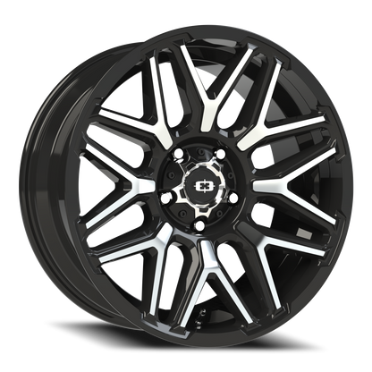 Vision Rekluse 20X9 Gloss Black Machined Face Wheel