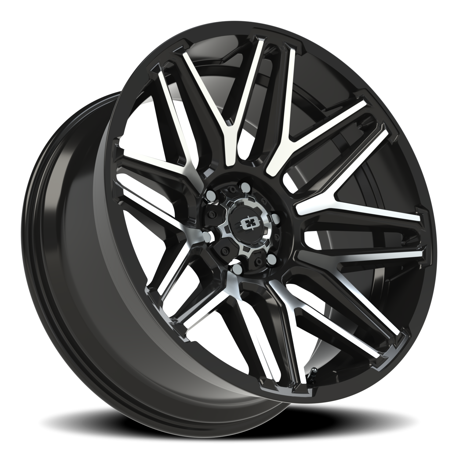 Vision Rekluse 22X10 Gloss Black Machined Face Wheel
