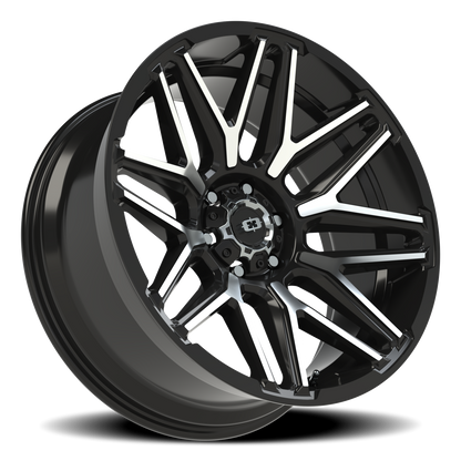 Vision Rekluse 22X10 Gloss Black Machined Face Wheel