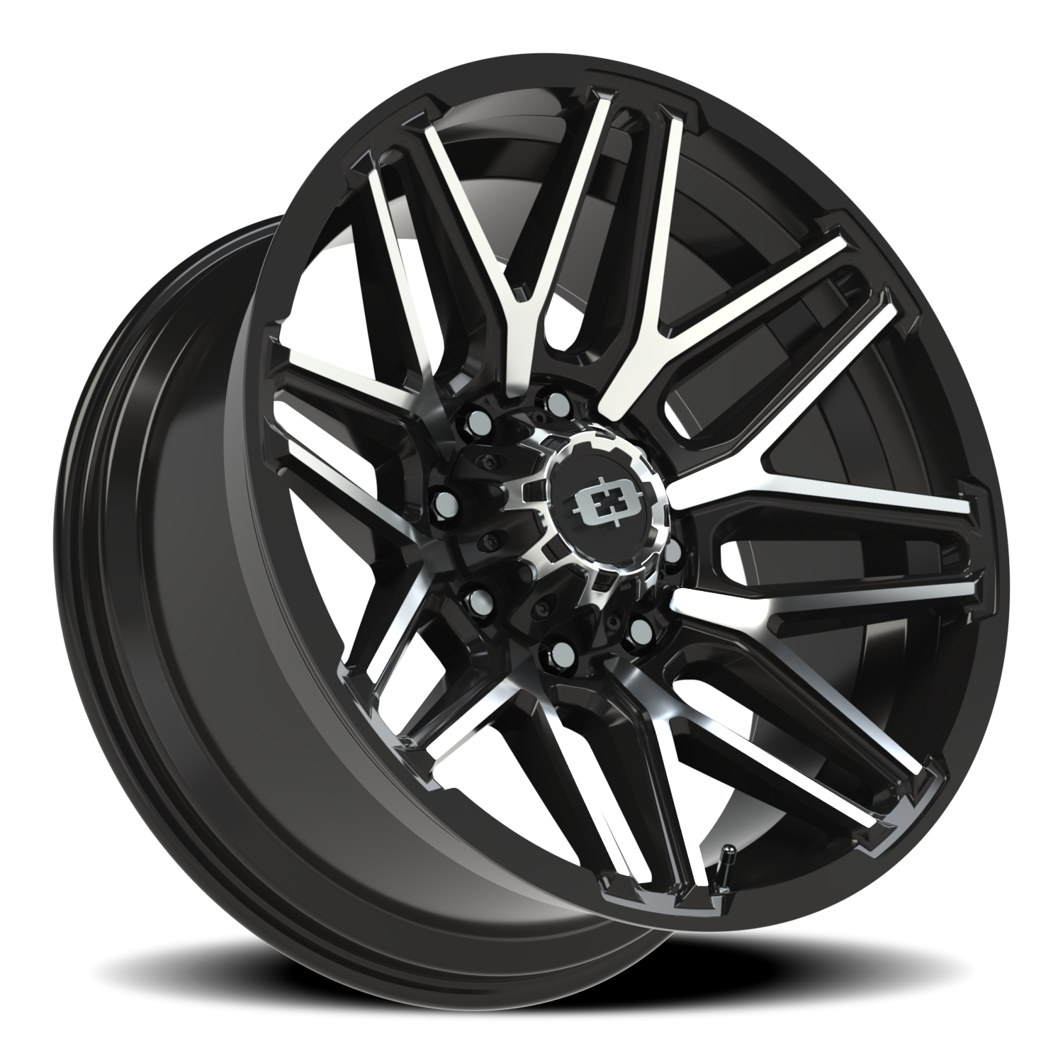 Vision Rekluse 22X10 Gloss Black Machined Face Wheel