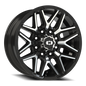 Vision Rekluse 20X9 Gloss Black Machined Face Wheel
