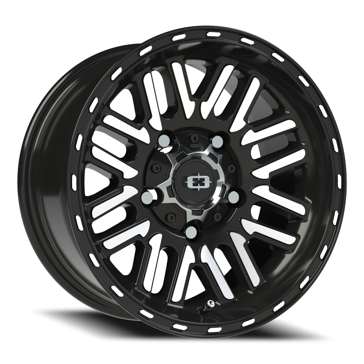 Vision Nexus 15X7.5 Gloss Black Machined Face Wheel