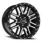 Vision Nexus 17X8.5 Gloss Black Machined Face Wheel