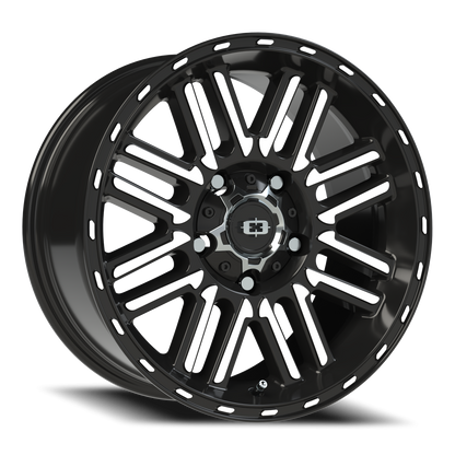 Vision Nexus 17X8.5 Gloss Black Machined Face Wheel