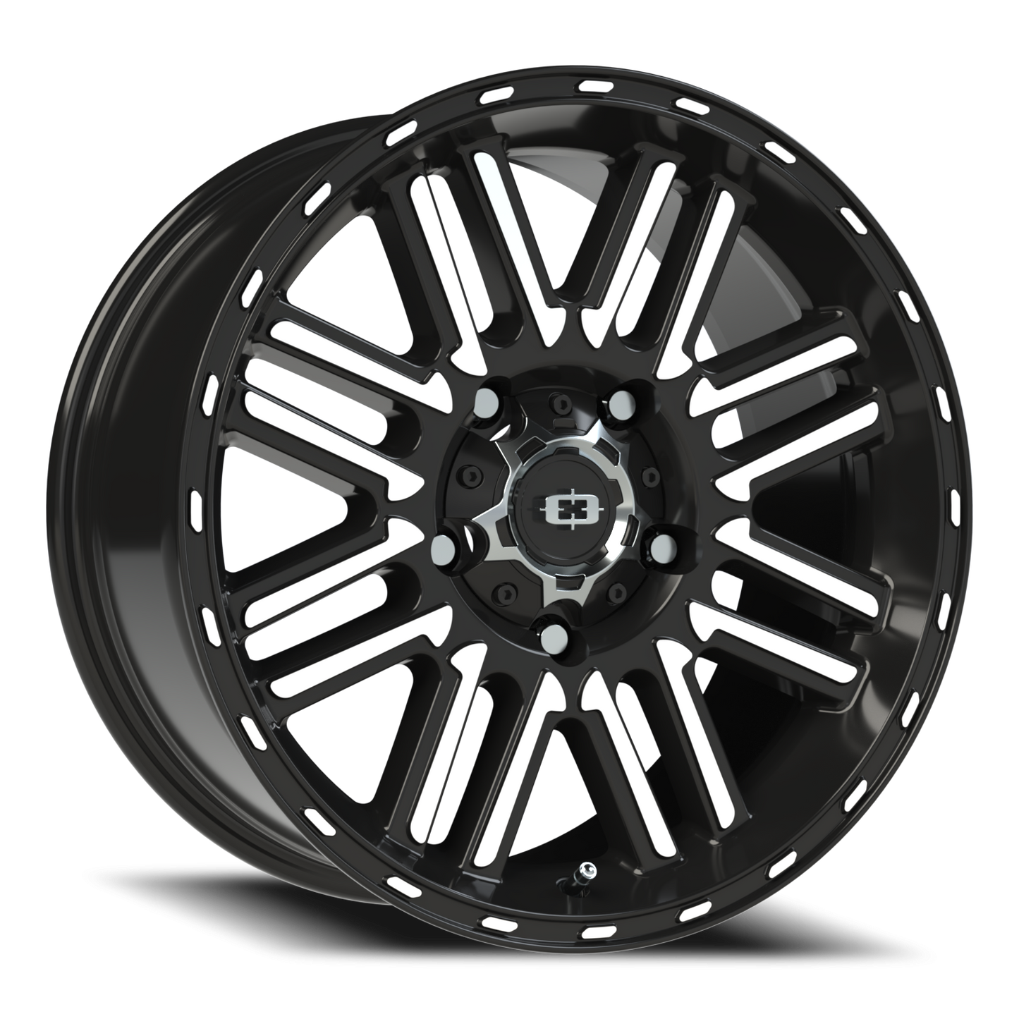 Vision Nexus 18X8.5 Gloss Black Machined Face Wheel