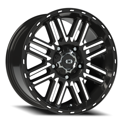 Vision Nexus 18X8.5 Gloss Black Machined Face Wheel