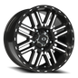 Vision Nexus 18X8.5 Gloss Black Machined Face Wheel
