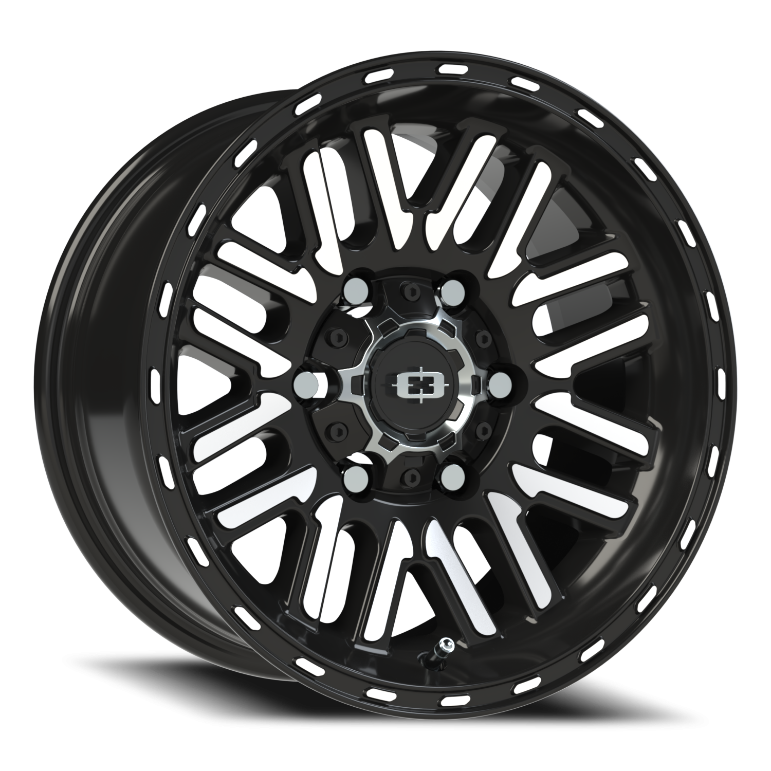 Vision Nexus 15X7.5 Gloss Black Machined Face Wheel