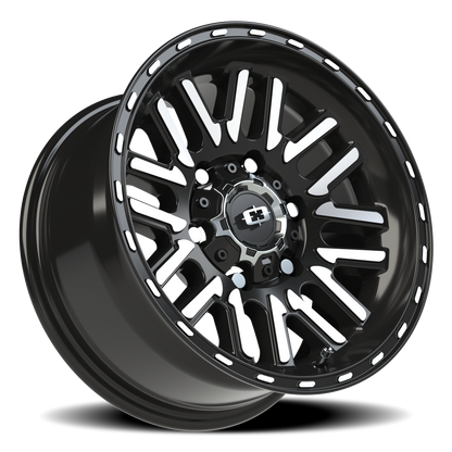 Vision Nexus 15X7.5 Gloss Black Machined Face Wheel