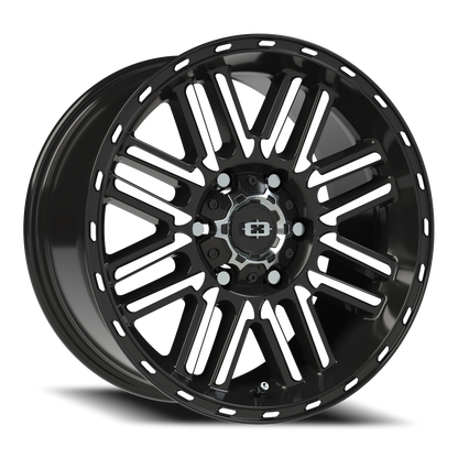 Vision Nexus 17X8.5 Gloss Black Machined Face Wheel