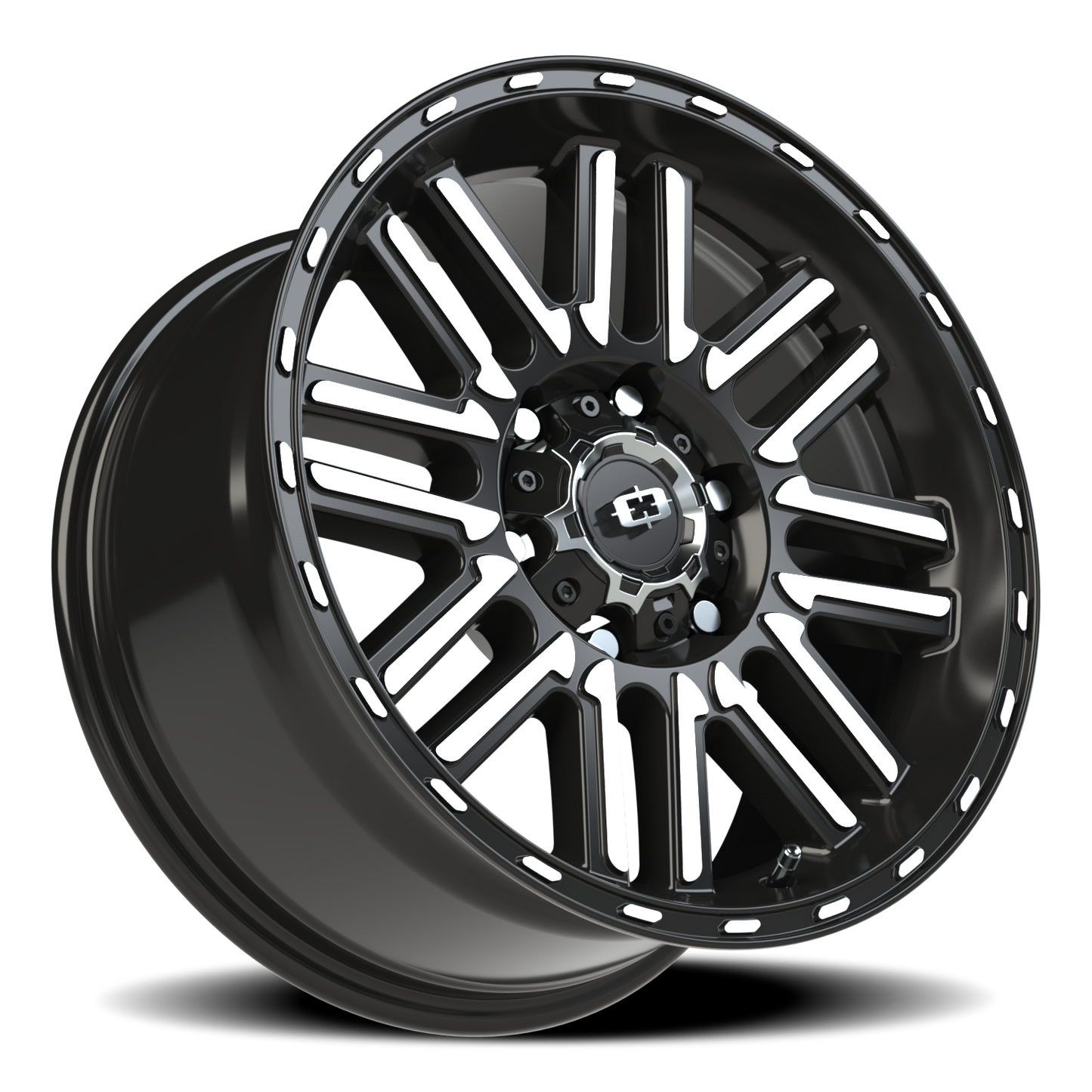 Vision Nexus 17X8.5 Gloss Black Machined Face Wheel