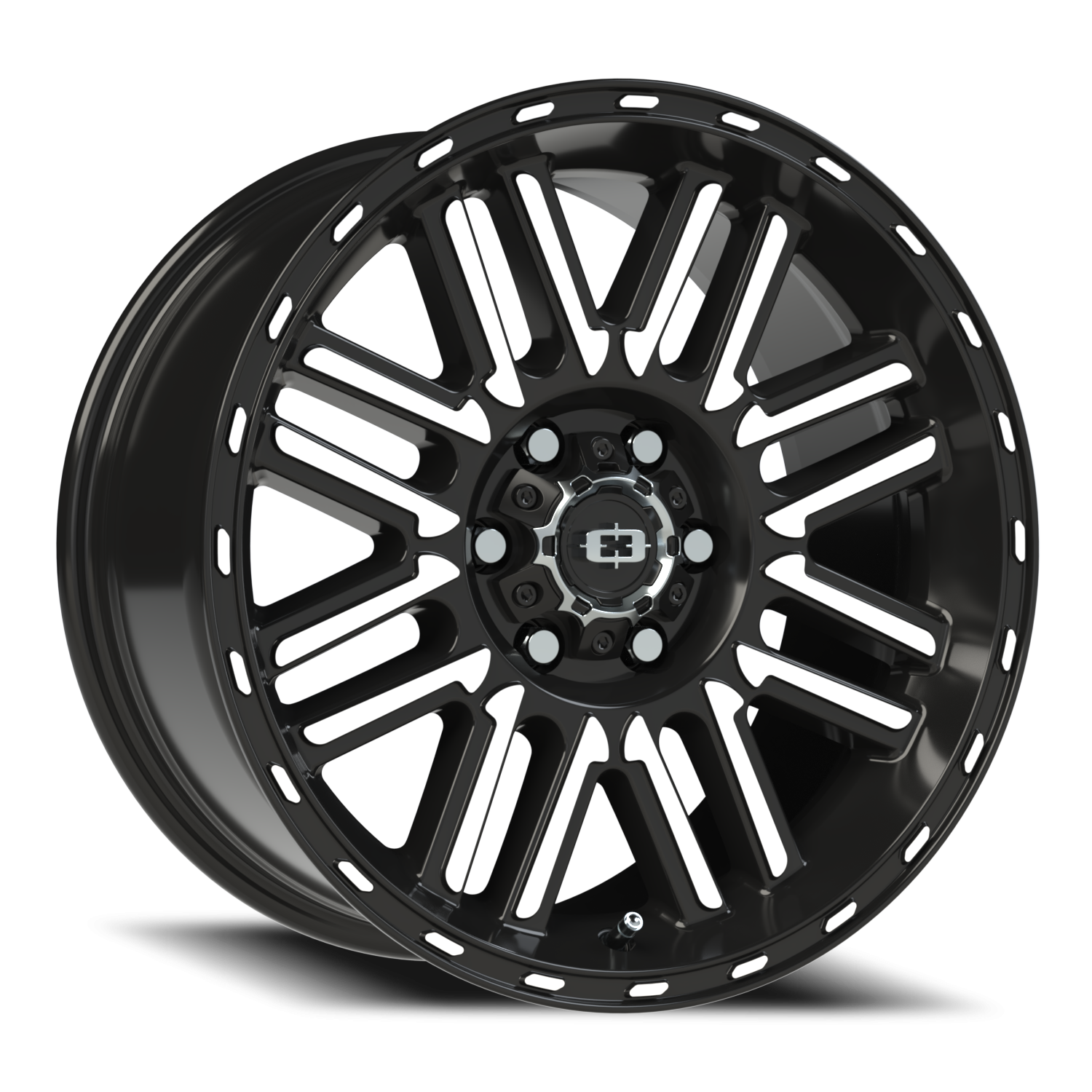 Vision Nexus 17X8.5 Gloss Black Machined Face Wheel
