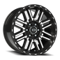 Vision Nexus 17X8.5 Gloss Black Machined Face Wheel