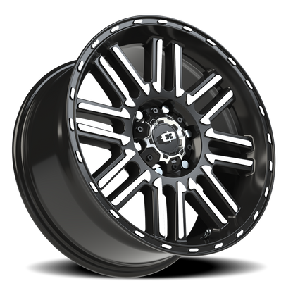 Vision Nexus 18X8.5 Gloss Black Machined Face Wheel