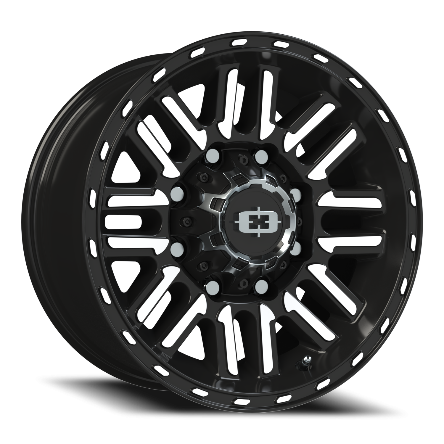 Vision Nexus 16X8 Gloss Black Machined Face Wheel