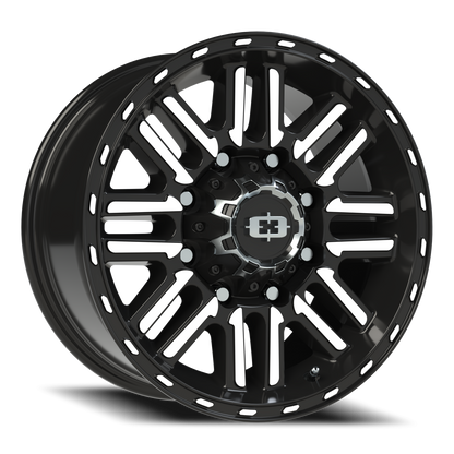 Vision Nexus 17X8.5 Gloss Black Machined Face Wheel