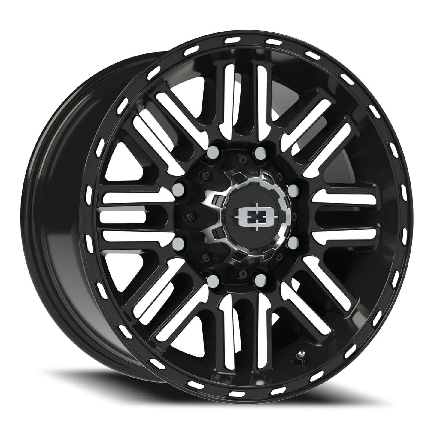 Vision Nexus 17X8.5 Gloss Black Machined Face Wheel