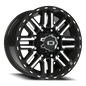 Vision Nexus 17X8.5 Gloss Black Machined Face Wheel