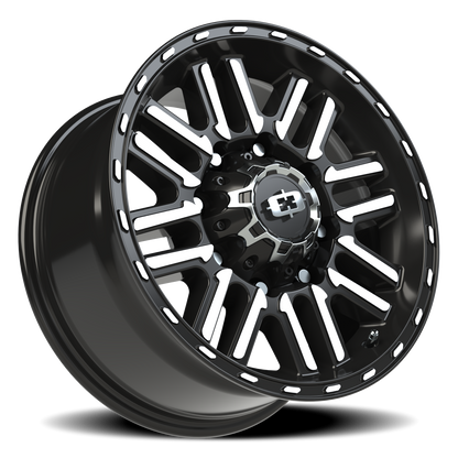 Vision Nexus 17X8.5 Gloss Black Machined Face Wheel