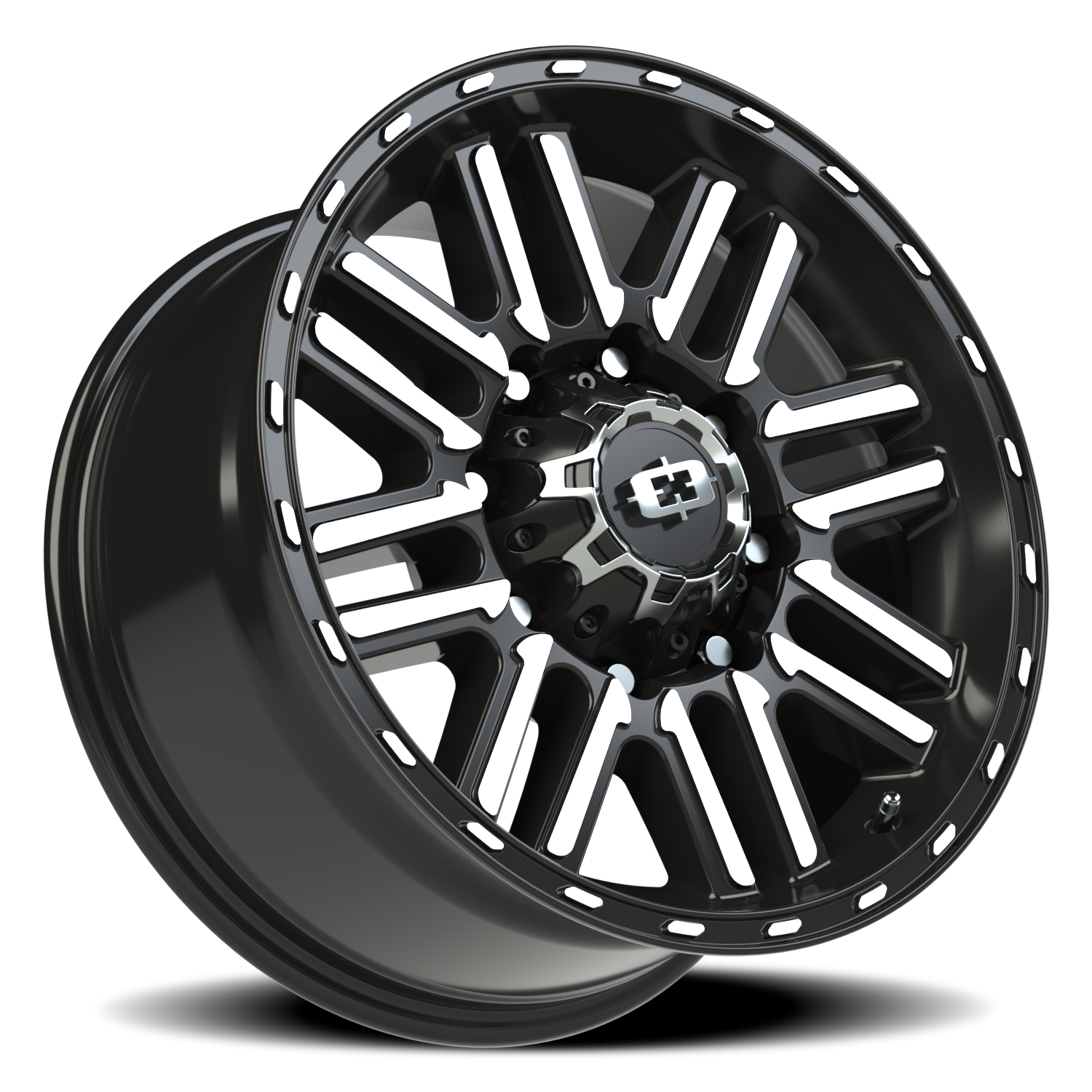 Vision Nexus 18X8.5 Gloss Black Machined Face Wheel