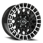 Vision Savage 17X8.5 Gloss Black Machined Lip Wheel