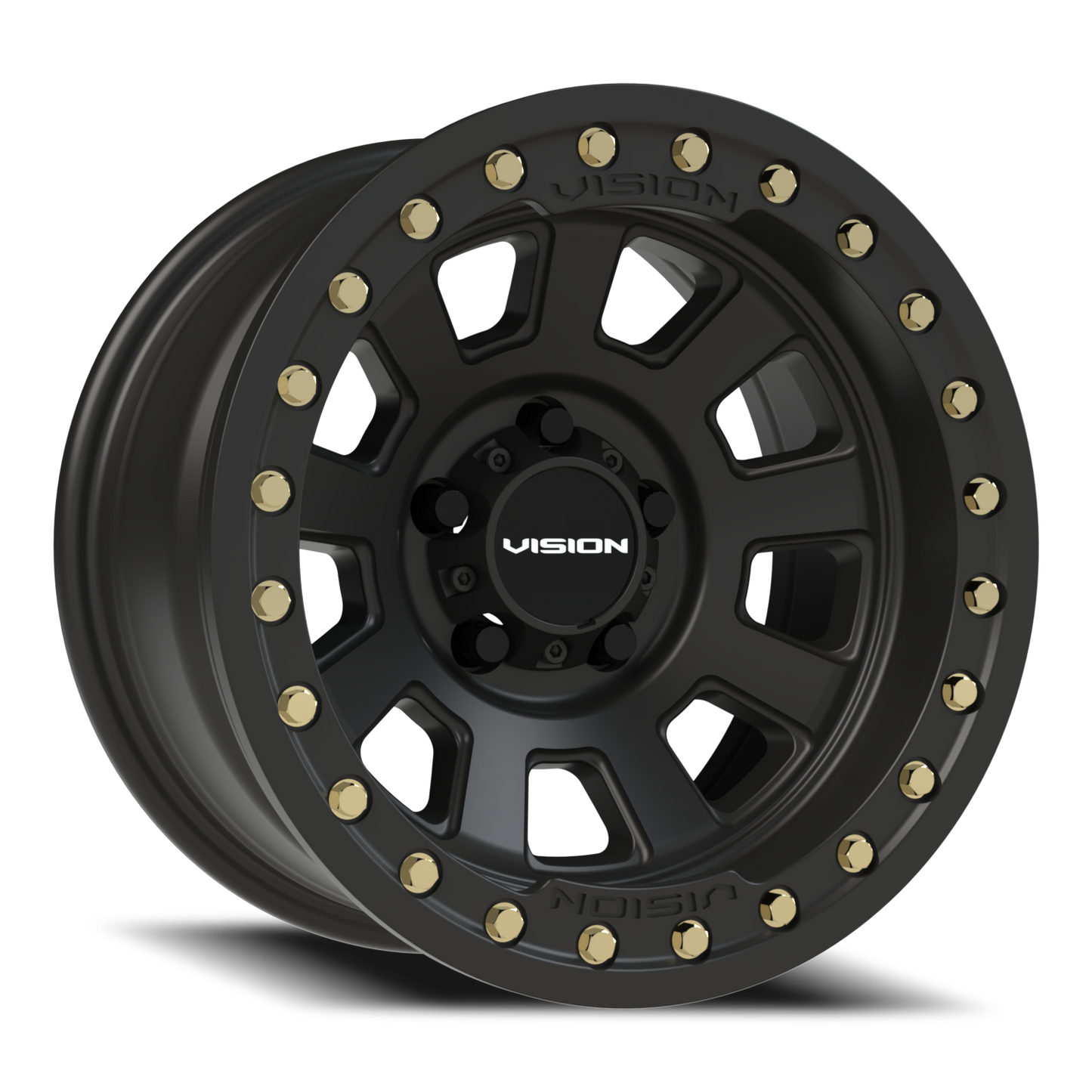 Vision Ojos 15X8 Satin Black Wheel