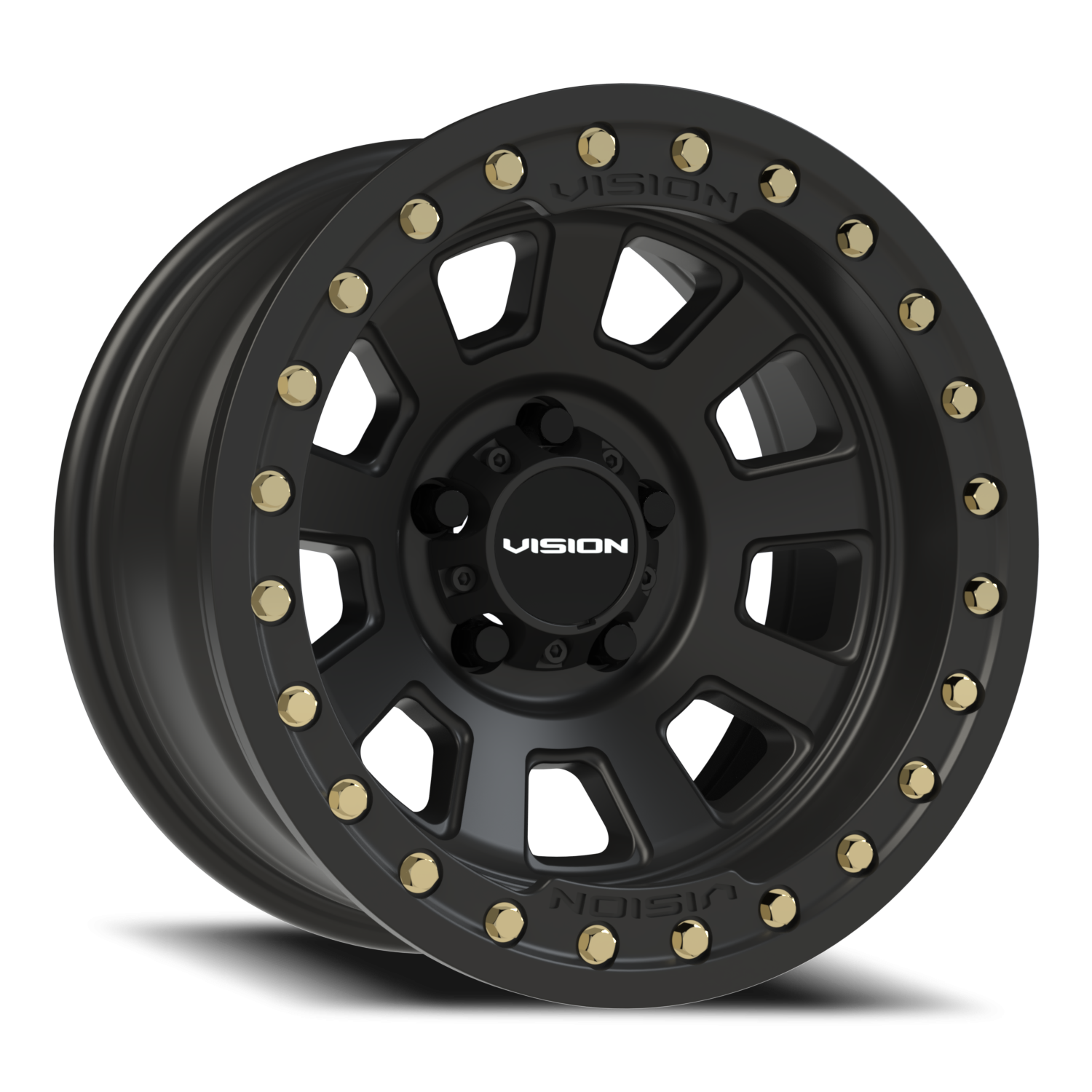 Vision Ojos 15X8 Satin Black Wheel