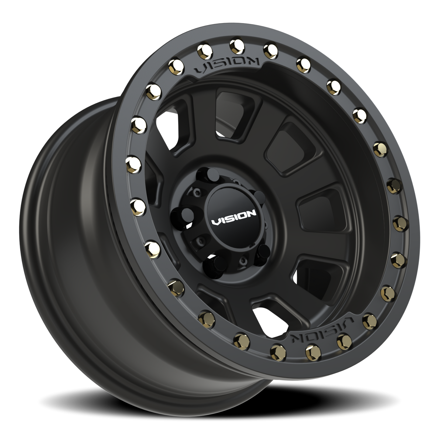 Vision Ojos 15X8 Satin Black Wheel