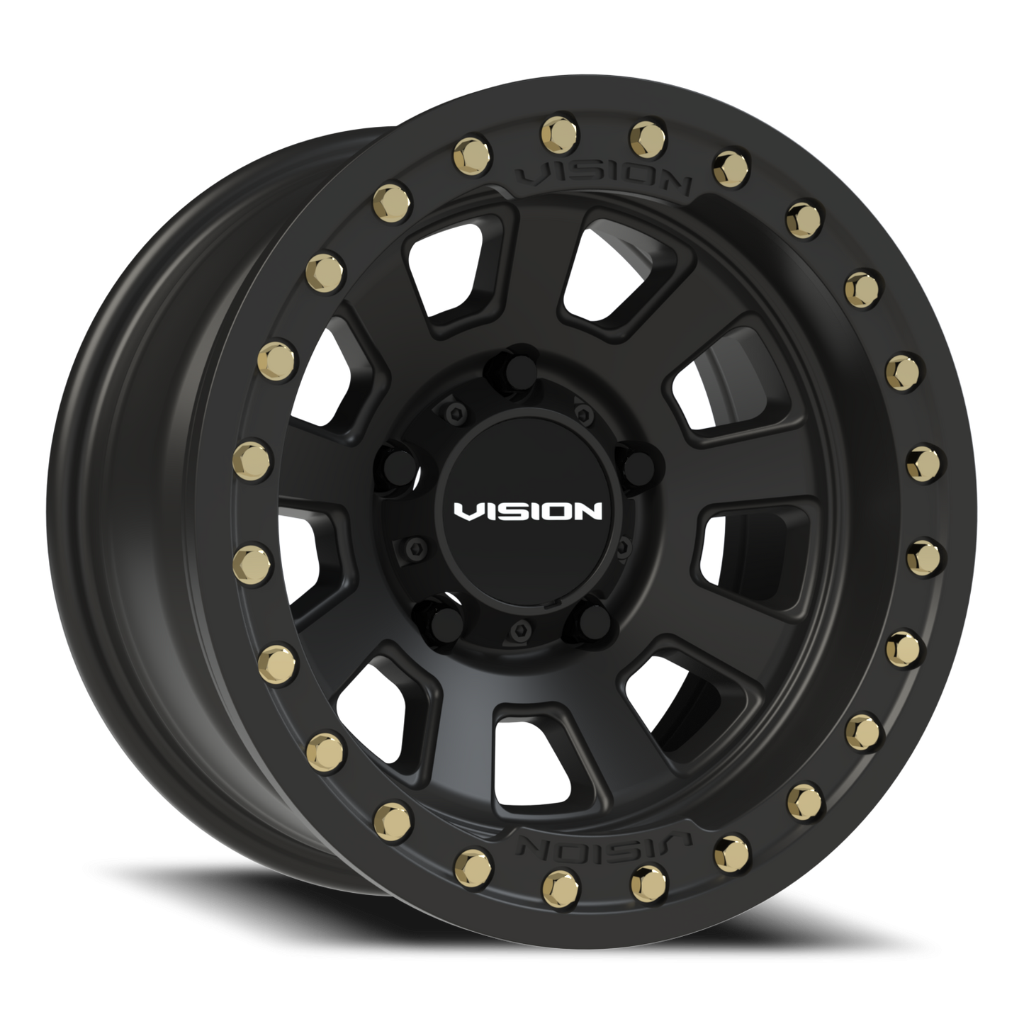 Vision Ojos 15X8 Satin Black Wheel