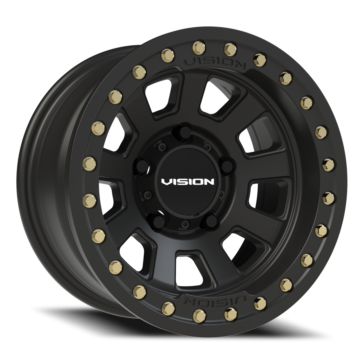 Vision Ojos 15X8 Satin Black Wheel