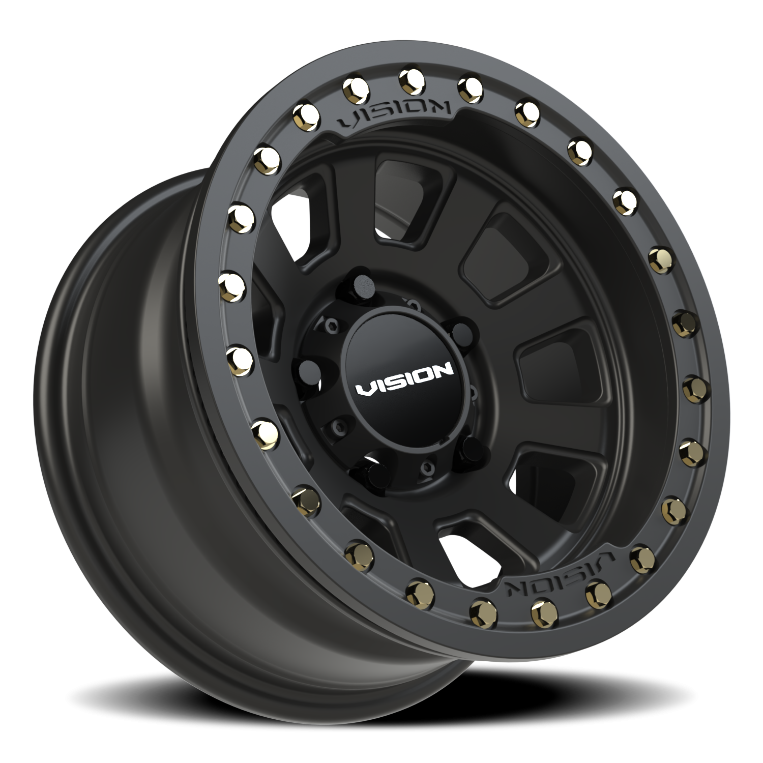 Vision Ojos 15X8 Satin Black Wheel