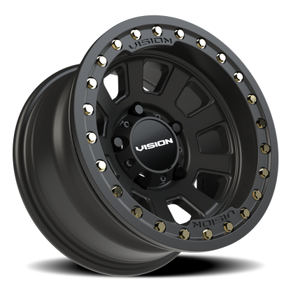 Vision Ojos 15X8 Satin Black Wheel