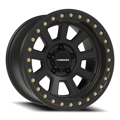 Vision Ojos 17X9 Satin Black Wheel