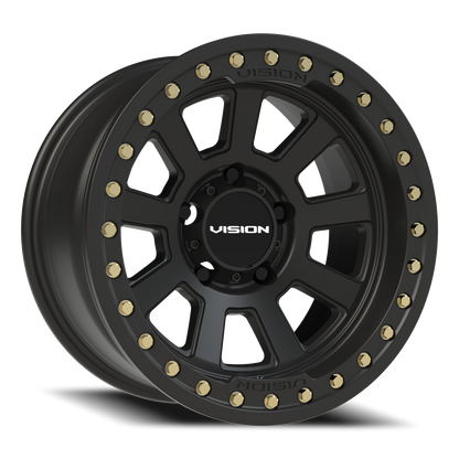 Vision Ojos 17X9 Satin Black Wheel